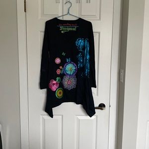 Ladies asymmetrical tunic dress Desigual